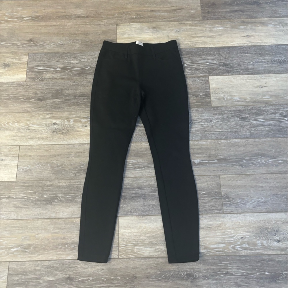 J.Crew Black Gigi Pant - Skinny Leggings Stretchy with Belt loops Size 2